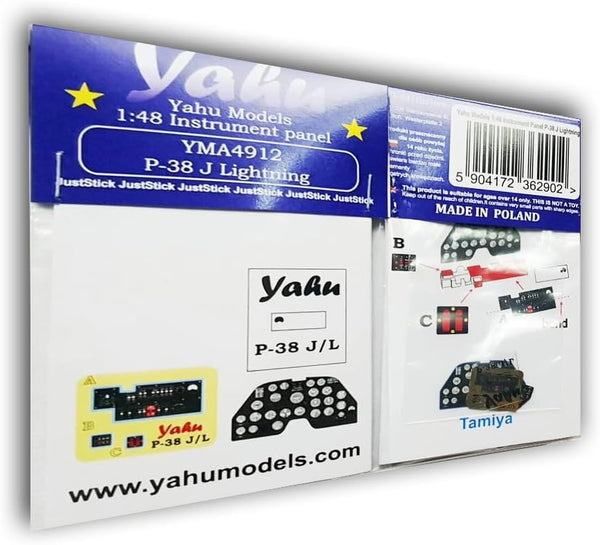 Yahu Model YMA4912 1/48 P-38 J Lightning Accessories for Aircraft