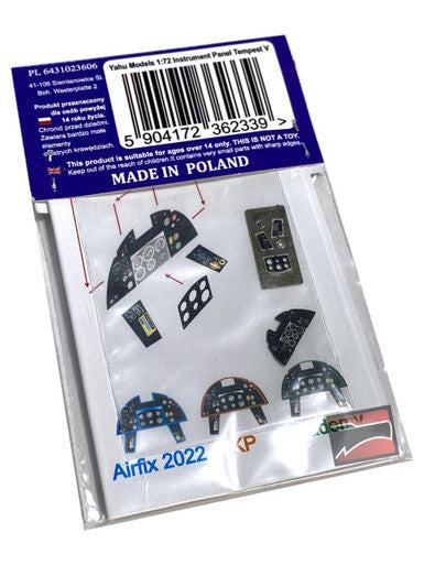 1/72 Yahu Models Tempest V Instrument Panel