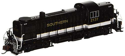 Bachmann Industries Alco RS-3 Locomotive Southern 2137 (Black, Grey and Dulux Gold) N Scale - DCC on Board