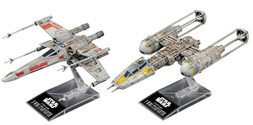 Bandai Hobby Star Wars 1/144 Plastic Model X-Wing & Y-Wing Starfighter "Star Wars"