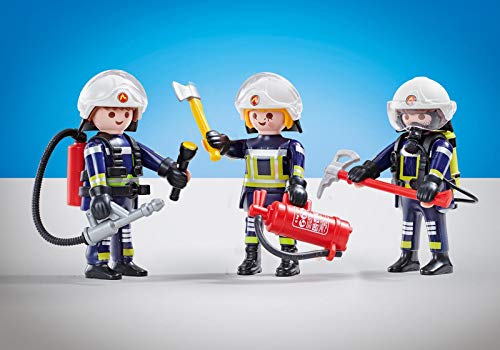 PLAYMOBIL 6586 Brigade B Firefighters, Multicolor