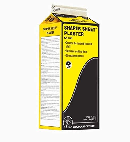 Woodland Scenics Shaper Sheet Plaster 4lb, 9.52 x 9.52 x 24.13 cm, Multicoloured