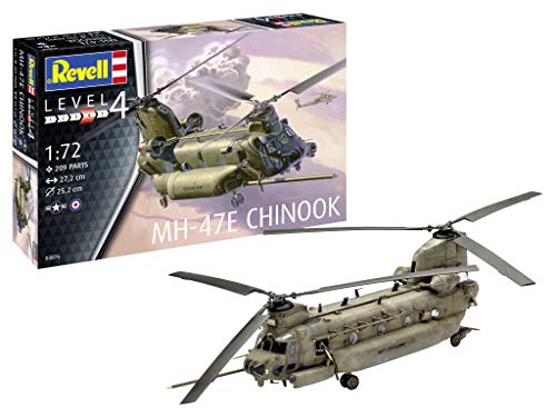 Revell RV03876 1:72-MH-47 Chinook Plastic Model kit, Multicolour, 1/72