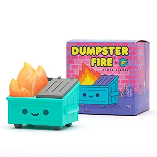 100% Soft Dumpster Fire Vinyl Figure