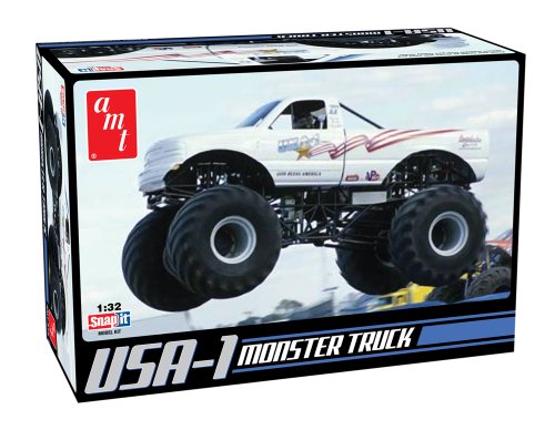 Round 2 AMT USA-1 4x4 Monster Truck Snap Together Kit