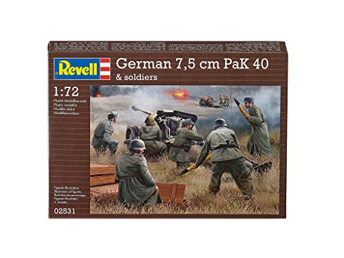 Revell Germany 02531 1/72 German Pak 40 with Soldiers Model Kit
