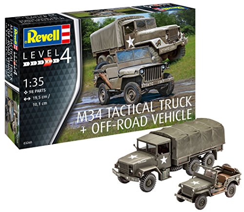 Revell 03260 - M34 Tactical Truck & Off Road Vehicle 1: 35 Scale Model Kit