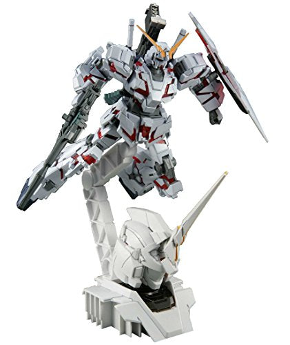 Gundam HGUC RX-0 Unicorn Gundam (Destroy Mode) + Head Display Base