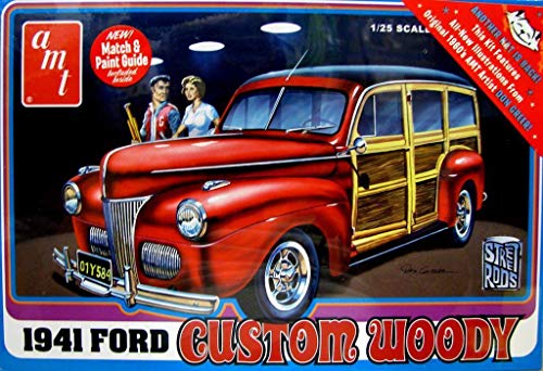 AMT 1:25 Scale 1941 Ford Woody Street Rod Model Kit