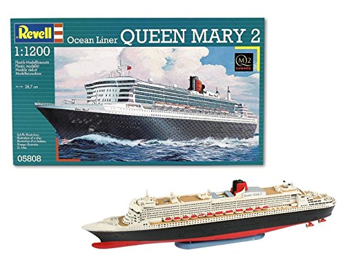 Revell 05808 Queen Mary 2 Cruise Liner - 1:1200 Model Kit