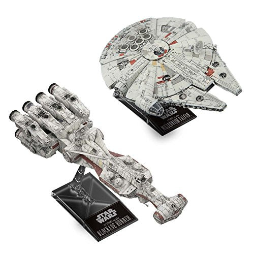 Bandai Hobby Star Wars Blockade Runner 1/1000 & Millennium Falcon 1/350 "Star Wars