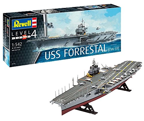 Revell 05156, USS FORRESTAL (CVA-59), 1:542 scale plastic model kit