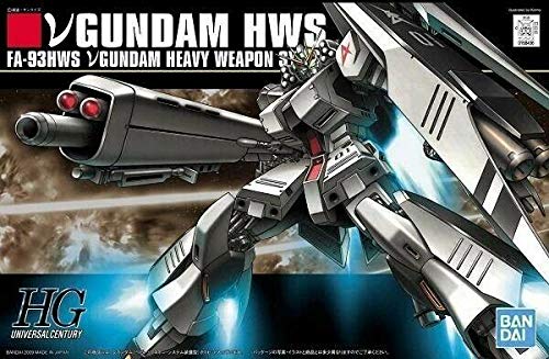 BANDAI SPIRITS HGUC Mobile Suit Gundam Char's Counter Attack ? Gundam (Heavy Weapon System-Equipped) 1/144 Scale Color-Coded pre-Plastic Model