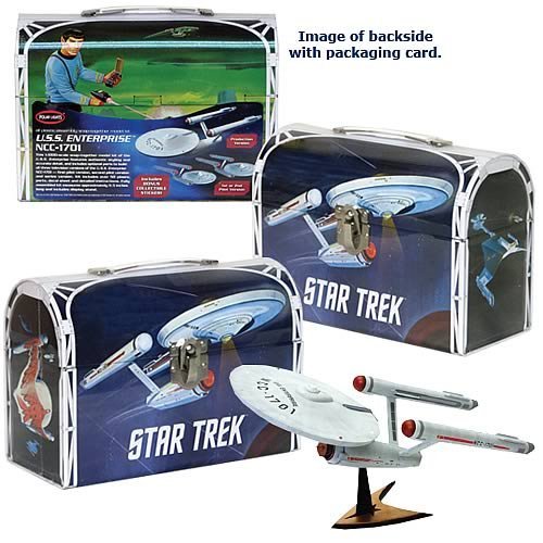Round 2 Star Trek: The Original Series: 1:1000 Enterprise Model Kit with Lunchbox Packaging