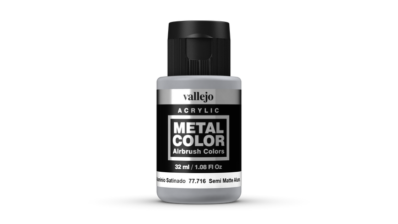 Vallejo Semi Matte Aluminum Metal 32ml Paint
