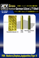 German 8.8mm L/71 Ammo Shells for Nashorn, Elephant, Jagdpanther & Tiger II