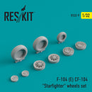 Reskit F-104 (E) CF-104 "Starfighter" wheels set