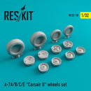 Reskit A-7 "Corsair II"A/B/C/E wheels set