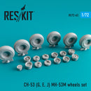 Reskit CH-53 (G, E, J) MH-53M wheels set (1/72)
