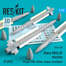 Reskit Matra MICA RF missiles (4 pcs)