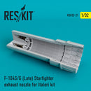 Reskit F-104 Starfighter (S/G Late) exhaust nozzle for Italeri Kit (1/32)
